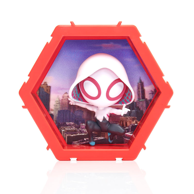 PODS 4D Marvel Spider Gwen, Connectable Collectable Bobble-head figure that Bursts from their World into Yours, Wall or Shelf Display, Marvel Toys and Gifts, Series 1 no. 461