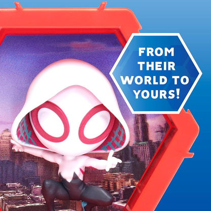 PODS 4D Marvel Spider Gwen, Connectable Collectable Bobble-head figure that Bursts from their World into Yours, Wall or Shelf Display, Marvel Toys and Gifts, Series 1 no. 461