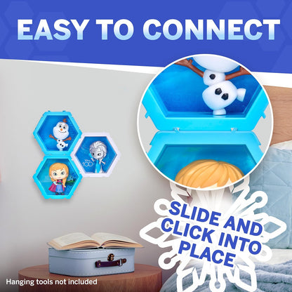 WOW! PODS 4D Disney Frozen Anna, Connectable Collectable Bobble-head figure that Bursts from their World into Yours, Wall or Shelf Display, Disney Toys and Gifts, Series 1 no. 425