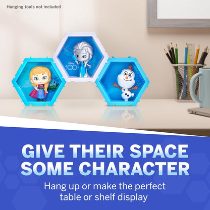 WOW! PODS 4D Disney Frozen Anna, Connectable Collectable Bobble-head figure that Bursts from their World into Yours, Wall or Shelf Display, Disney Toys and Gifts, Series 1 no. 425