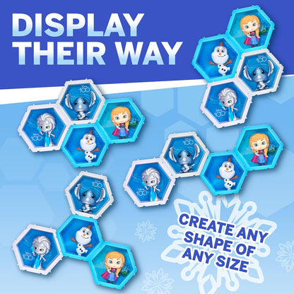 WOW! PODS 4D Disney Frozen Anna, Connectable Collectable Bobble-head figure that Bursts from their World into Yours, Wall or Shelf Display, Disney Toys and Gifts, Series 1 no. 425