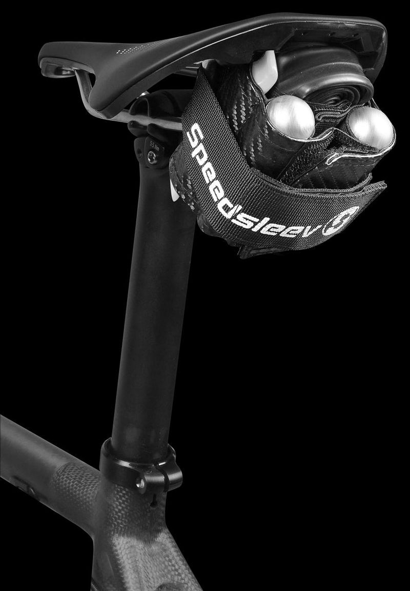 zSpeedsleev, Ballistic Nylon Seatsleev, Minimalist , Compression Saddle Pack, Carbon, Small