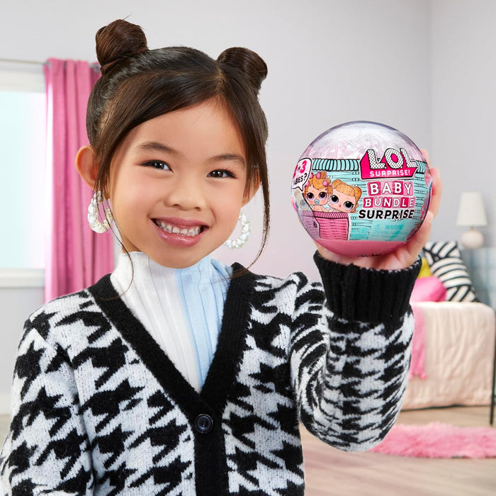 L.O.L. Surprise! Baby Bundle Surprise - Muñecas Coleccionables con Tema de Bebé - Gemelos, Trillizos o Mascotas con Sorpresa de Agua - 2 o 3 Muñecas Incluidas - para Niñas de +3 Años (Paquete de 2)
