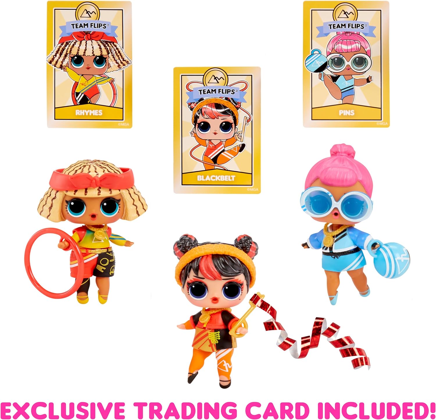 L.O.L. Surprise! All Star Sports - Gymnastics - Gymnastics Theme Collectible Doll & Baby Bundle Surprise - Collectible Dolls with a Baby Theme