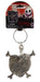 Nightmare Before Christmas Metal Keychain Jack And Sally In Heart