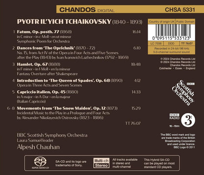 Tchaikovsky: Hamlet/Capriccio Italien/Fatum/...