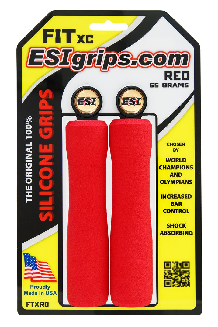 ESI Bar Grips MTB FIT XC Silicone Red One Size