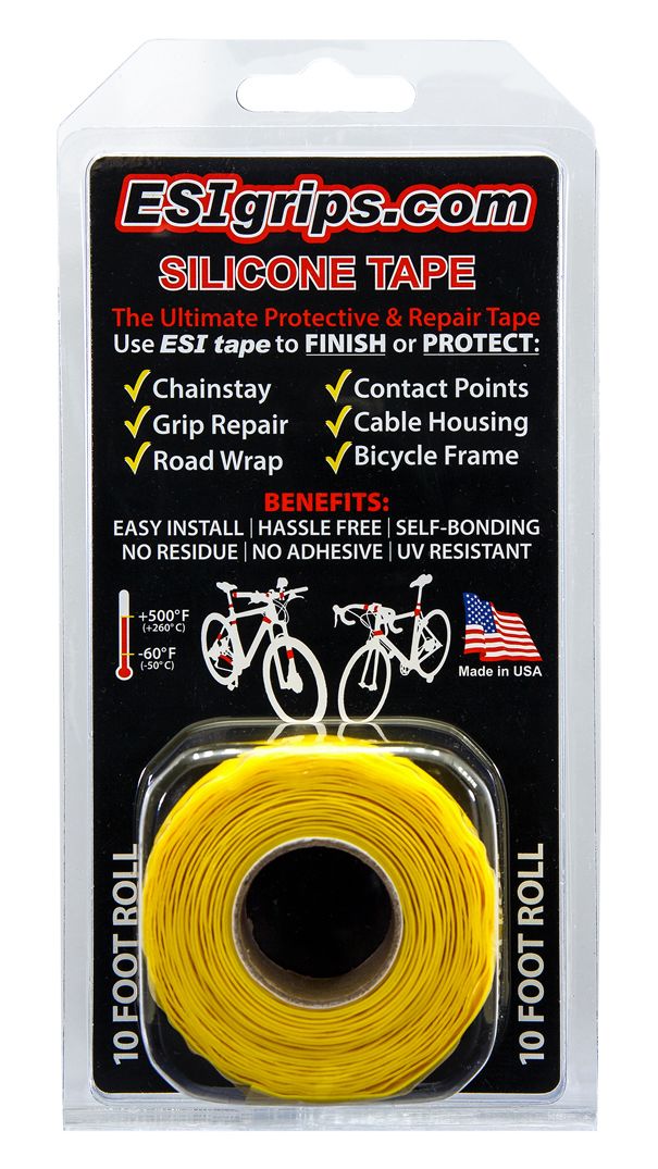 ESI Self Bonding Adhesive Free Silicone Tape Yellow 10ft