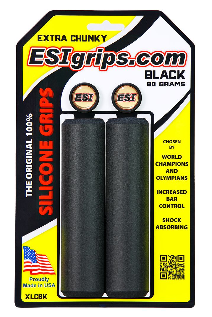 ESI Bar Grips MTB Extra Chunky Silicone Black One Size