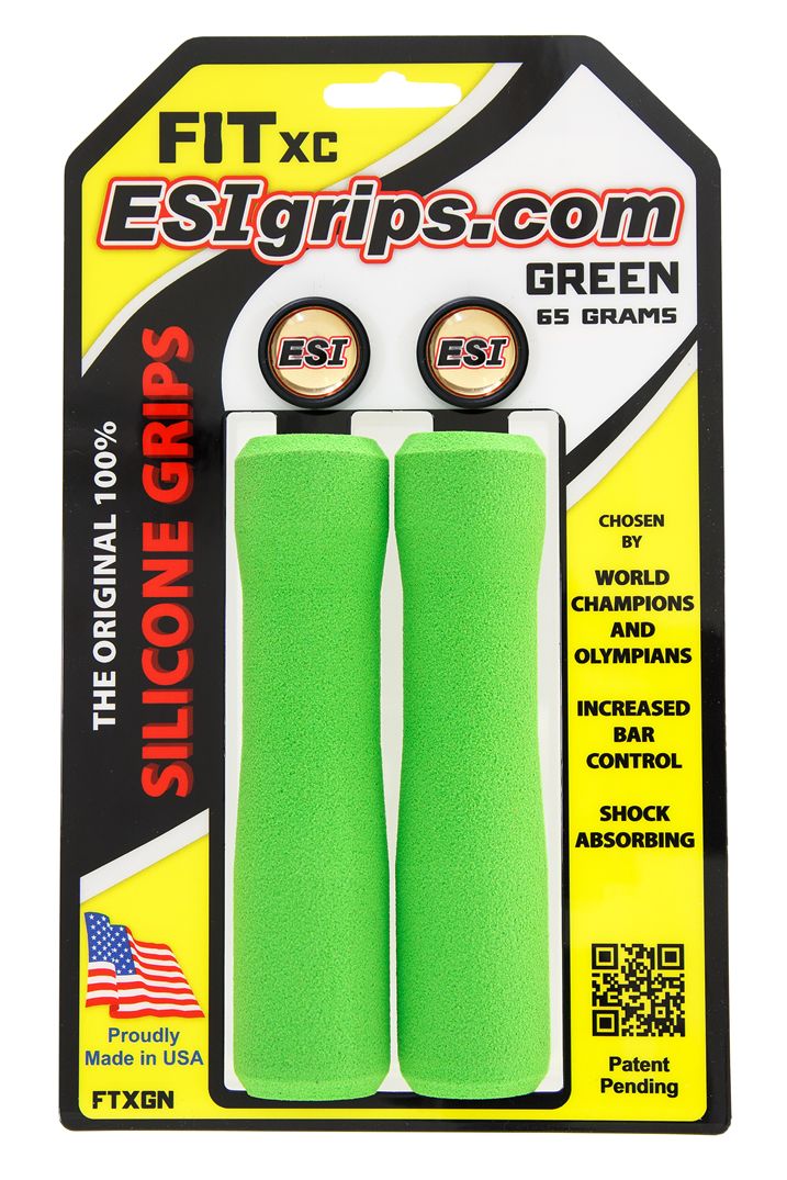 ESI Bar Grips MTB FIT XC Silicone Green One Size