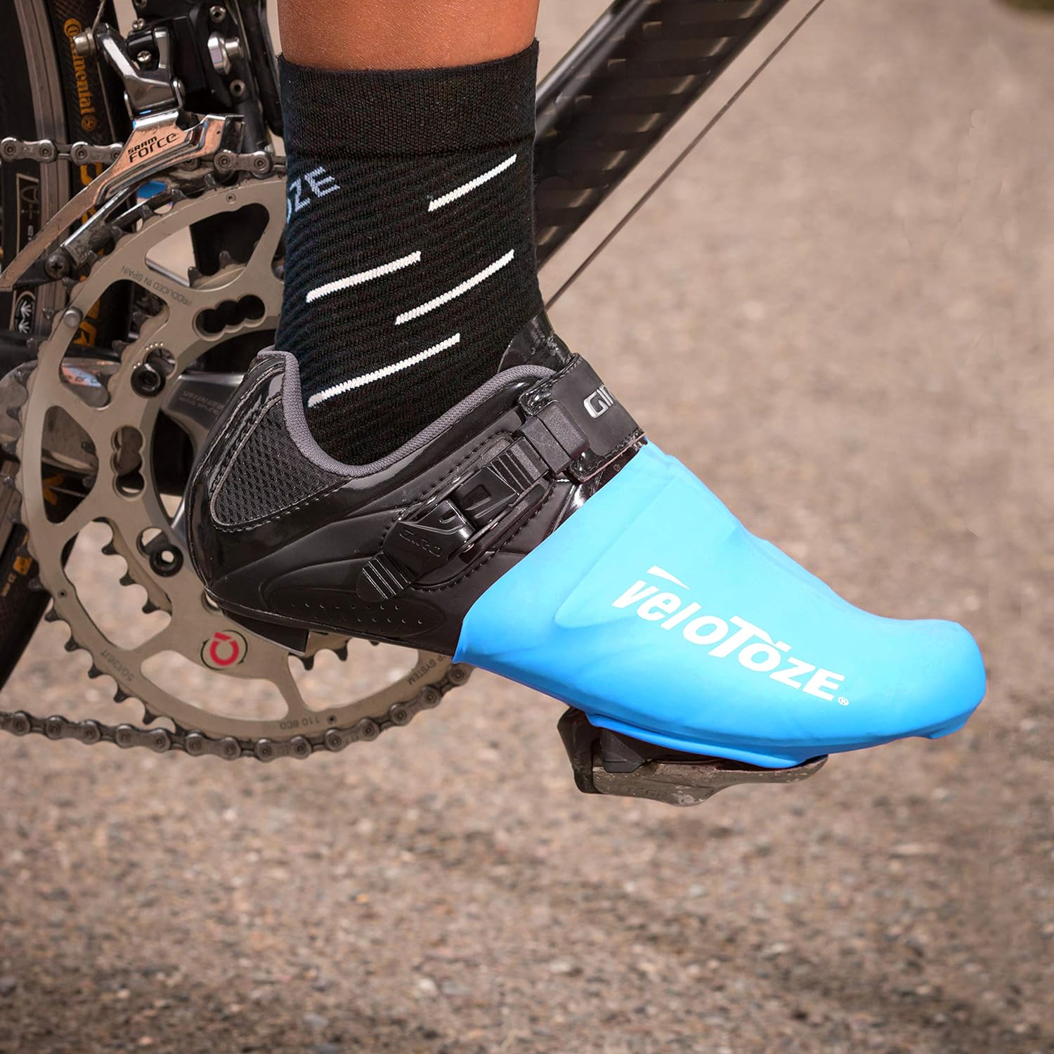 veloToze Toe Cover for Road Cycling Shoes