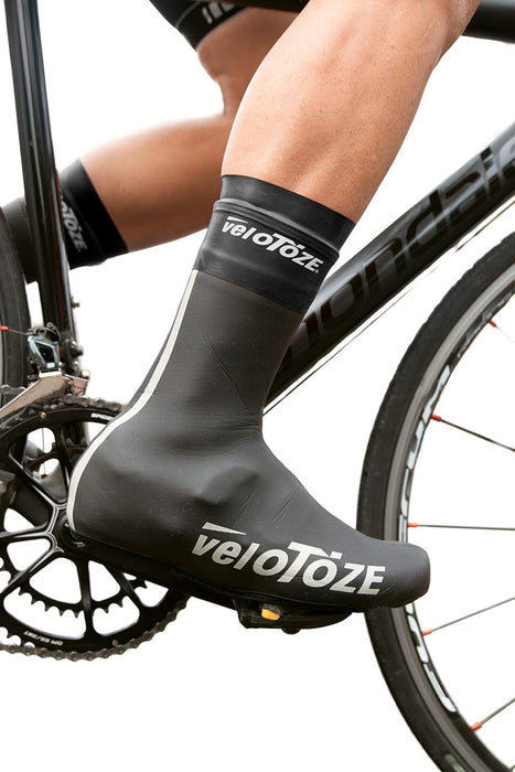 veloToze Waterproof Cuff - for use with Neoprene Shoe Covers - Prevents rain from Entering Shoe Covers, Works Best Neoprene Shoe Covers