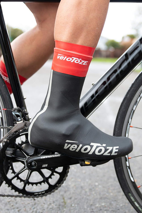 veloToze Waterproof Cuff - for use with Neoprene Shoe Covers - Prevents rain from Entering Shoe Covers, Works Best Neoprene Shoe Covers