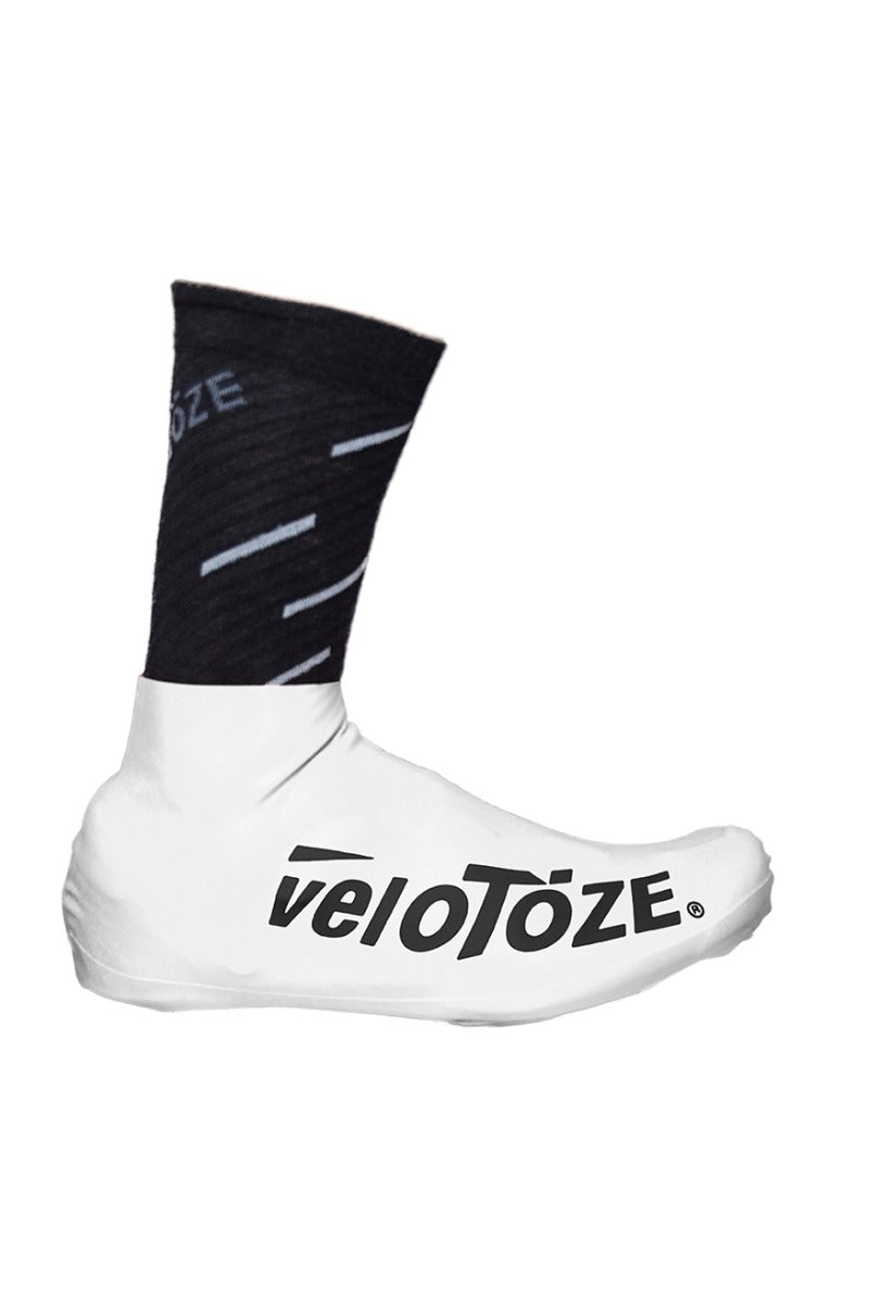 veloToze Couvre-chaussures court 2.0 pour chaussures de cyclisme de route – Couvre-chaussures imperméables et coupe-vent pour les promenades à vélo au printemps, en automne, par temps pluvieux et