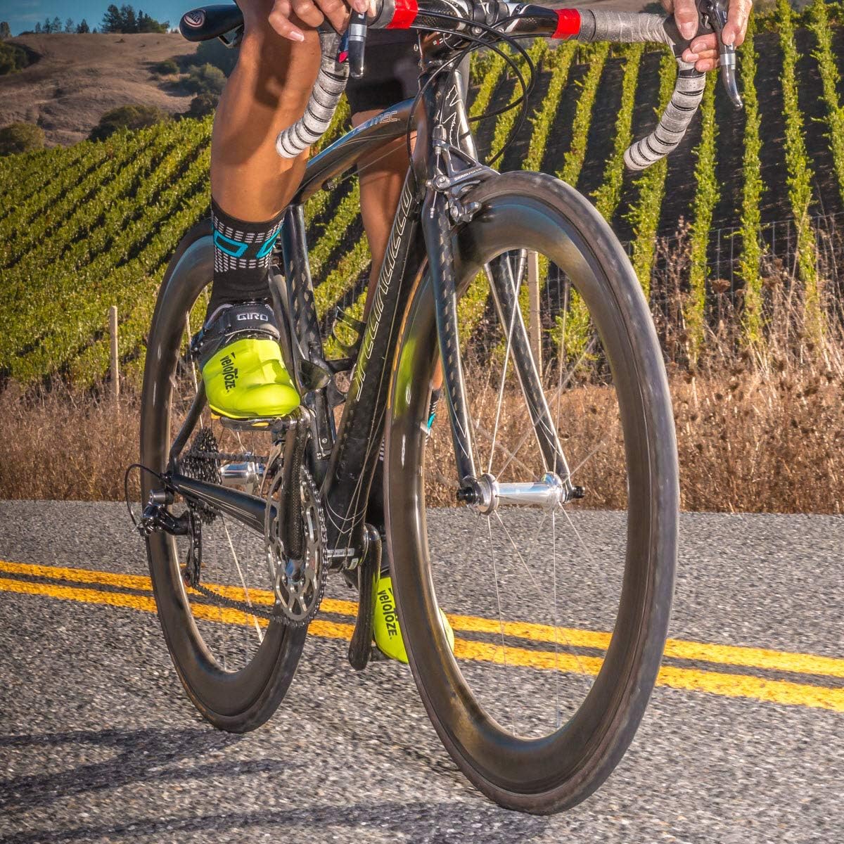 veloToze Toe Cover for Road Cycling Shoes