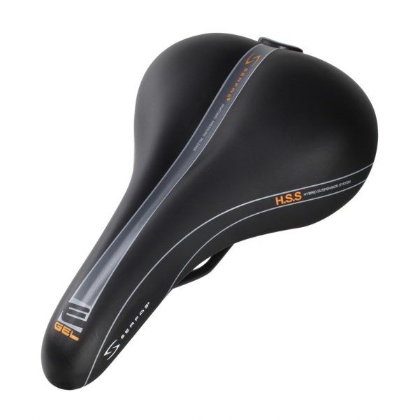 SERFAS Bicycle Saddle, Comfort, Shock Absorption, Easel