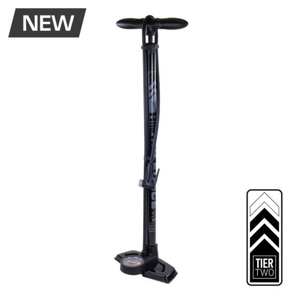 Serfas FP-T2 Air Force Tier Two Bicycle Floor Pump
