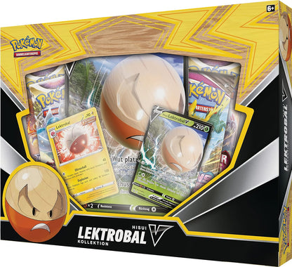 Pokémon - Trading Card Game: Hisui-Lektrobal-V Collection (2 Holographic Promo Cards, 1 Oversized Holographic Card & 4 Booster Packs)