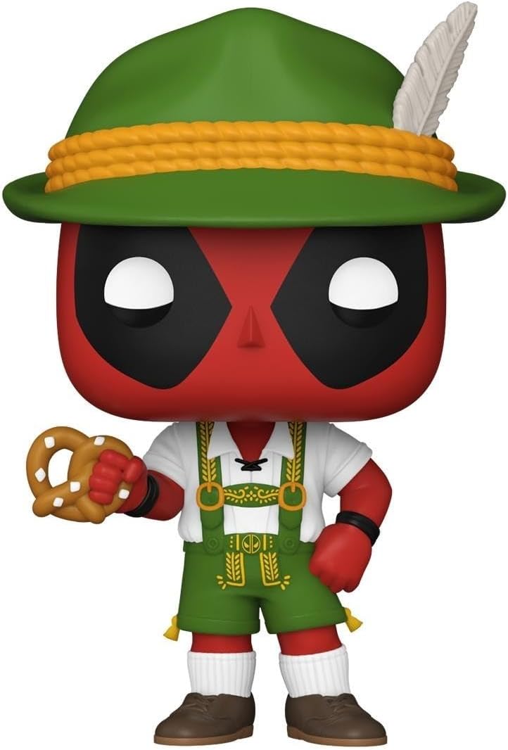 Funko Pop! Marvel: Deadpool - German Beer Fest Server - Lederhosen - Collectable Vinyl Figure - Gift Idea - Official Merchandise - Toys for Kids & Adults - Marvel Fans - Model Figure for Collectors