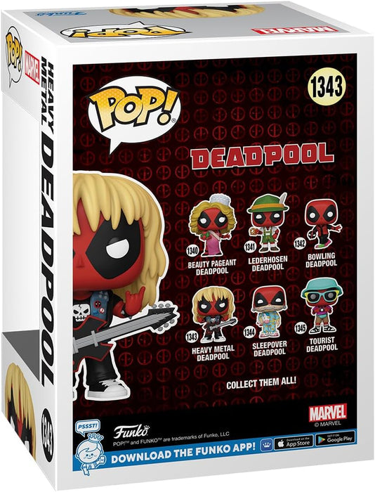 Funko Pop! Marvel: Deadpool - Heavy Metal Band Member Band - Collectable Vinyl Figure - Gift Idea - Official Merchandise - Toys for Kids & Adults - Marvel Fans - Model Figure for Collectors