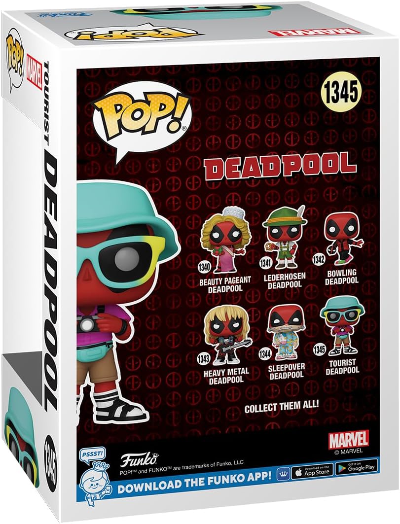 Funko Pop! Marvel: Deadpool - Tourist - Collectable Vinyl Figure - Gift Idea - Official Merchandise - Toys for Kids & Adults - Marvel Fans - Model Figure for Collectors and Display