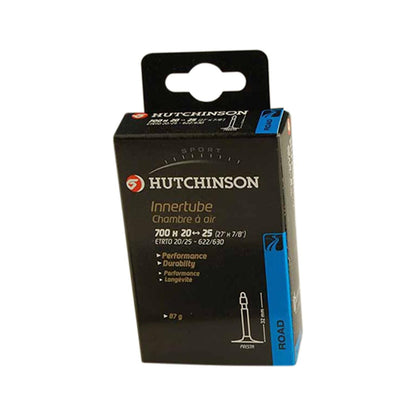 HUTCHINSON - Cámara de Aire - Estándar - Innertube - Resistencia y Antipinchazo - Bicicleta de Carretera - Válvula Presta - Espesor 0,9 mm - 48 MM
