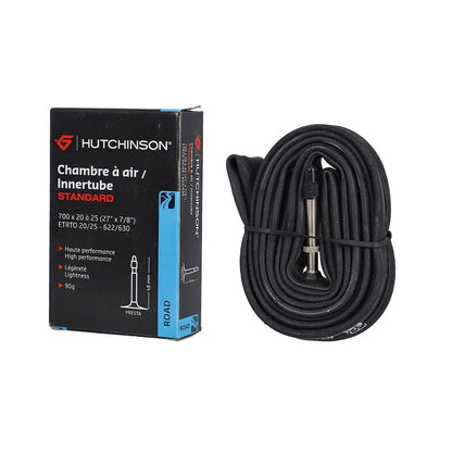 HUTCHINSON - Cámara de Aire - Estándar - Innertube - Resistencia y Antipinchazo - Bicicleta de Carretera - Válvula Presta - Espesor 0,9 mm - 48 MM