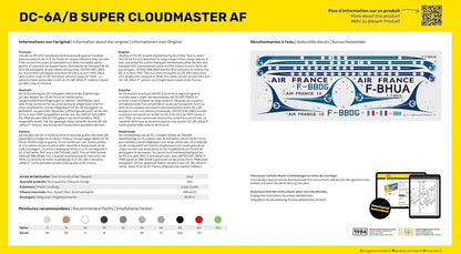 Heller 56315 STARTER KIT DC6 Super Cloudmaster AF 1/72