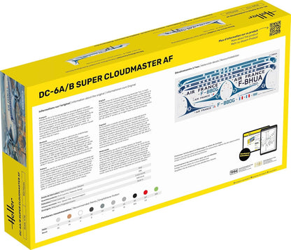 Heller 56315 STARTER KIT DC6 Super Cloudmaster AF 1/72