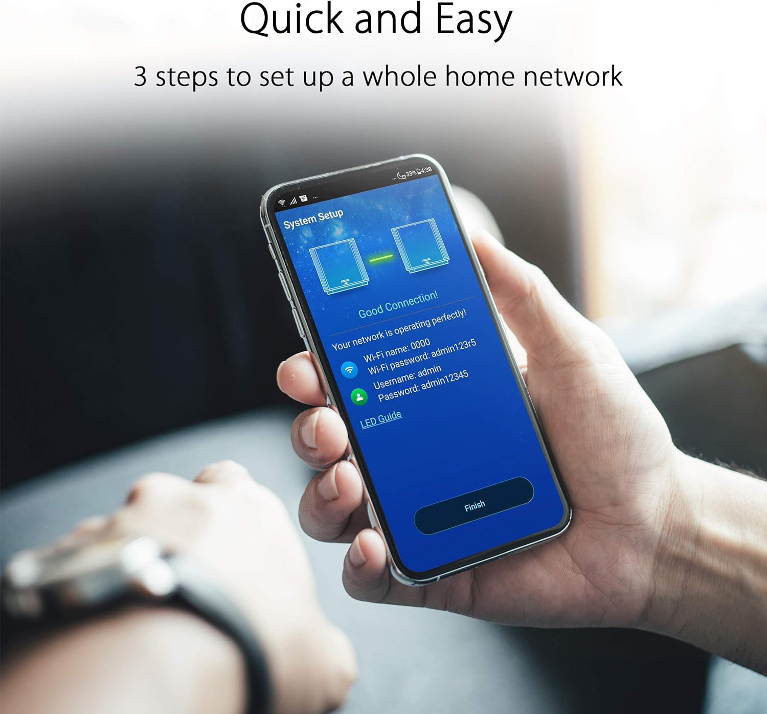ASUS ZenWiFi AX Whole-Home Tri-band Mesh WiFi 6 System(XT8), Coverage Up to 230 sq m or 2475 sq ft or 4+ Rooms, 6.6 Gbps WiFi, 3 SSIDs 1 Pack White WIFI6 AX6600 6 + Bedrooms