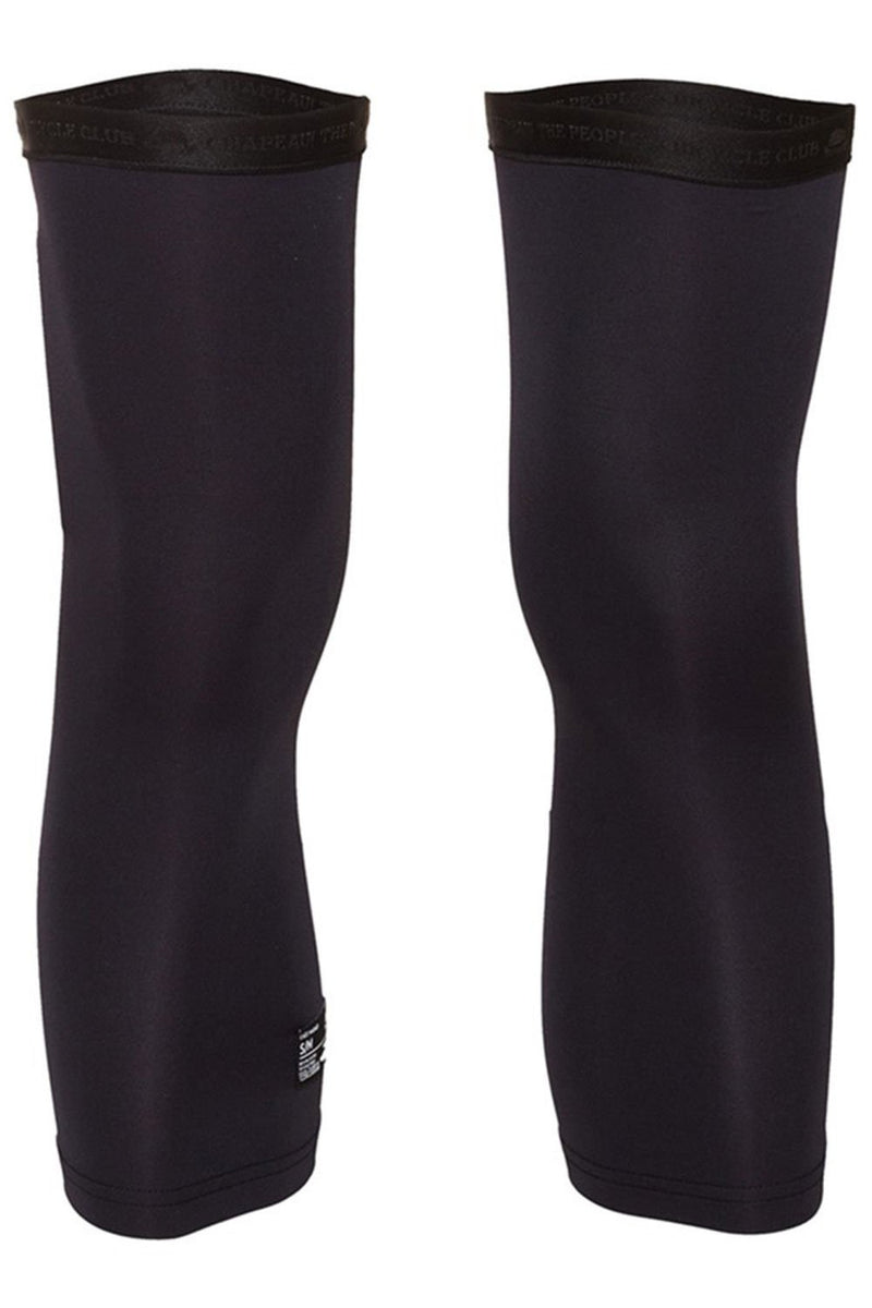 Chapeau!, Mens Knee Warmers, Spring Weight, One Colour, Black, L/XL