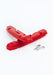 zWidget Components Premium V-Brake Inserts, Alloy Universal, Red, One Pair