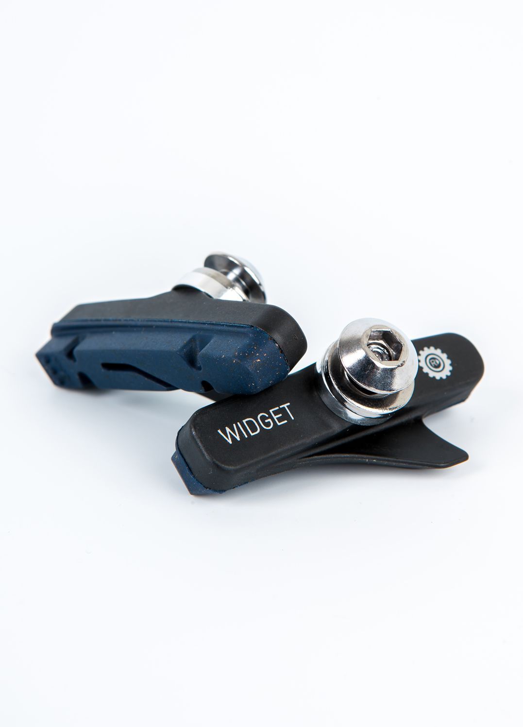 zWidget Components Premium One Piece Caliper Pad, Carbon Universal, Black/Blue, One Pair