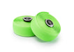 Widget Components Premium Silicone Wrap Diamond Texture with screw-in bar end plug Green