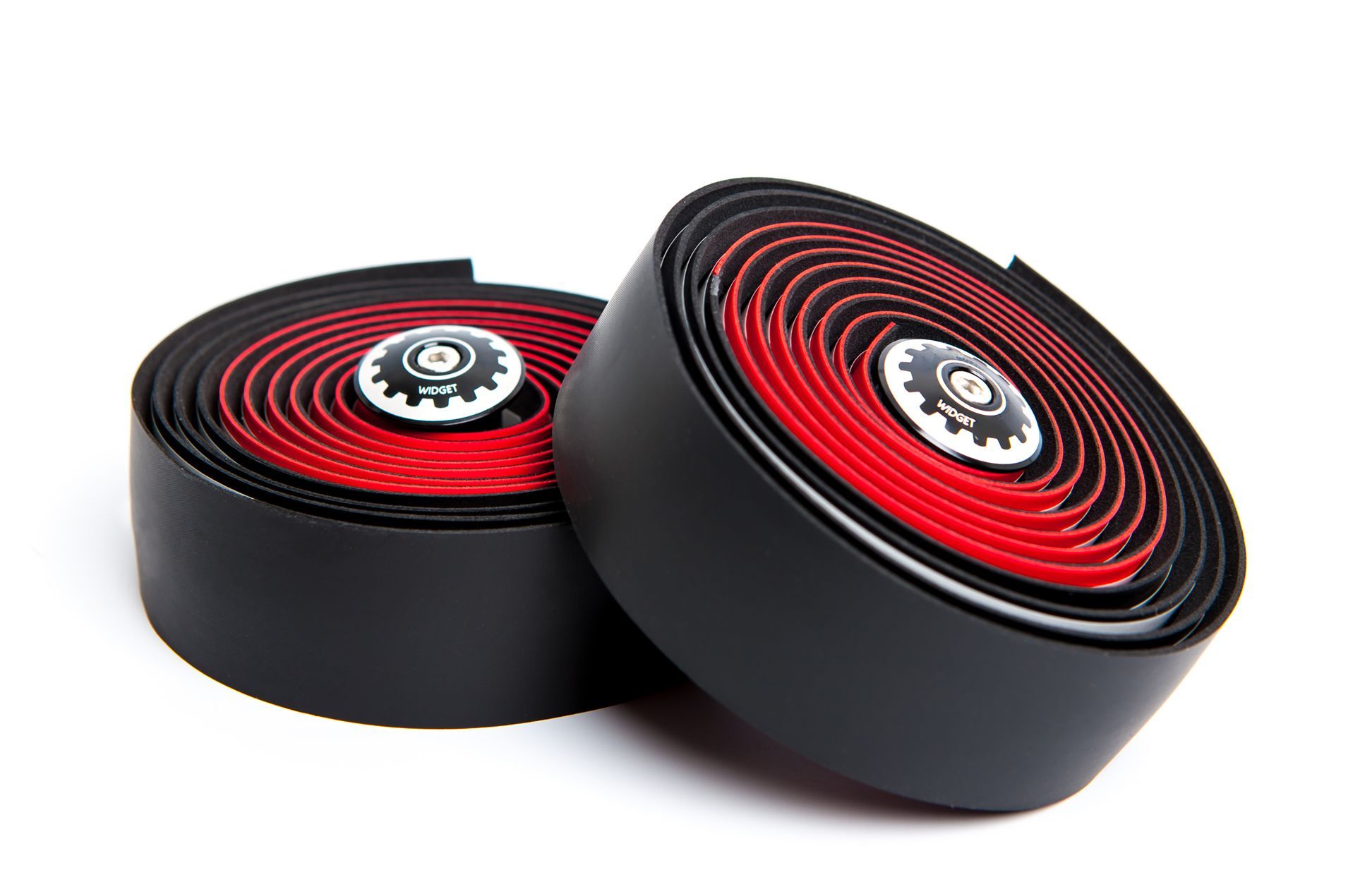 zWidget Components, Premium Tacky Wrap, Extra cushioned with screw-in bar end plug, Black/Red