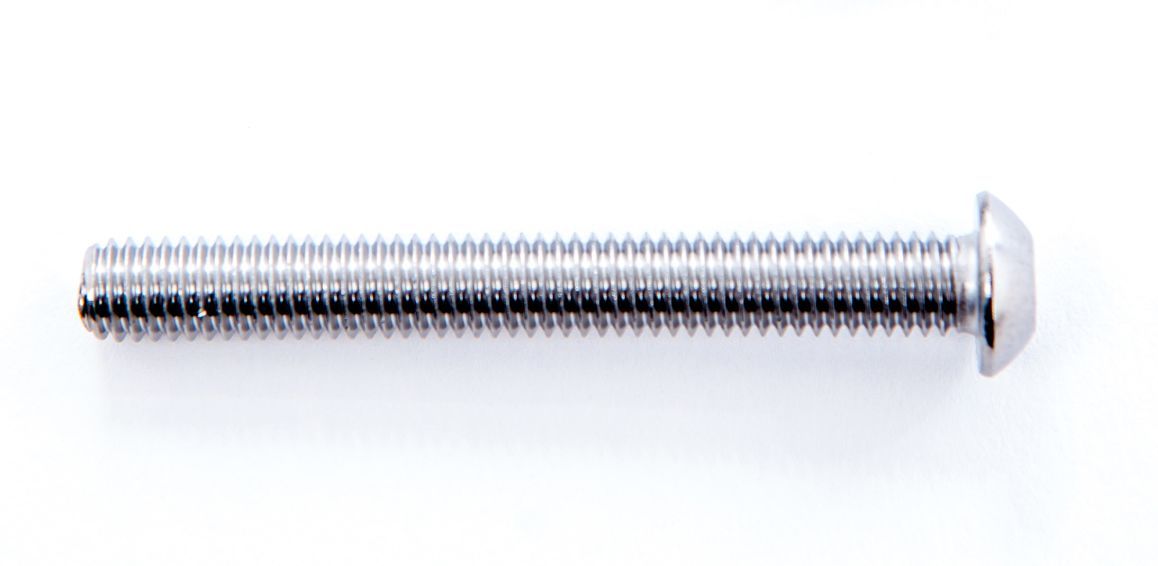 zWidget Components, Mudguards, Spare Parts, M6 Button Head Socket Screw, Silver, 50mm