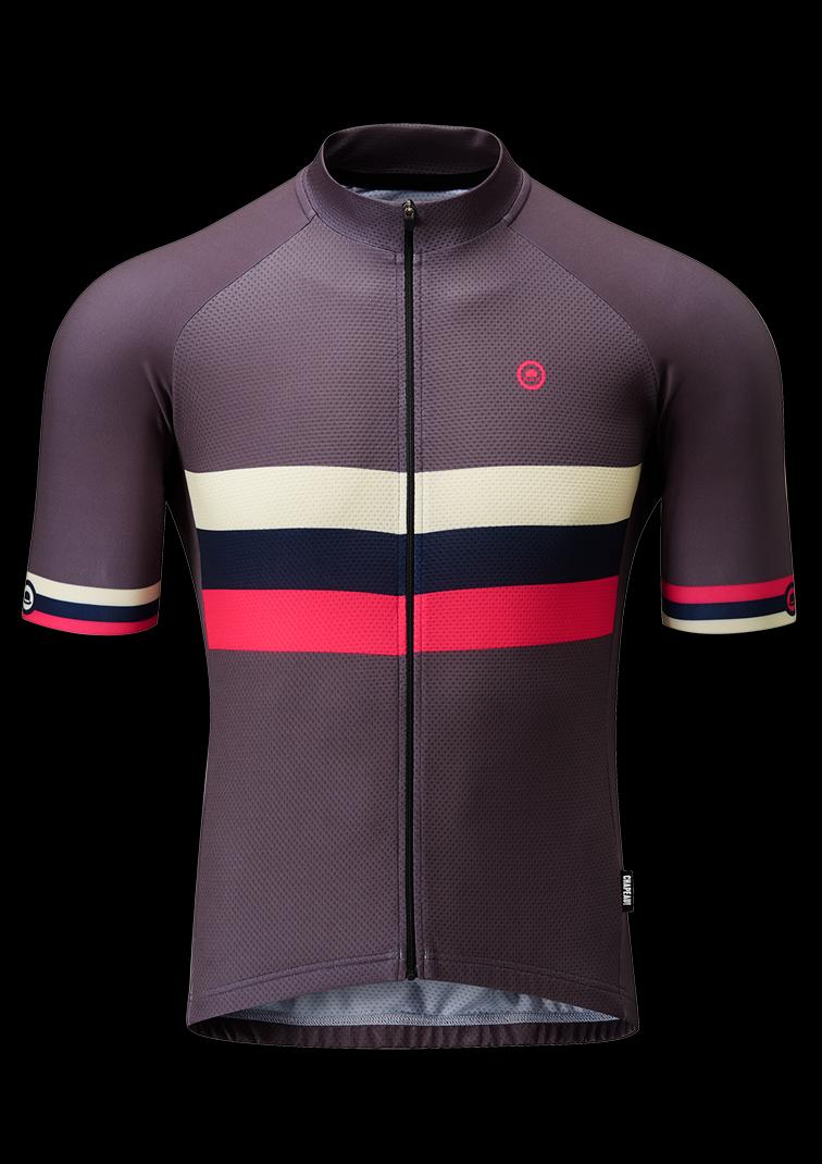Chapeau! Mens Club Jersey Stripe Flint Grey XXL