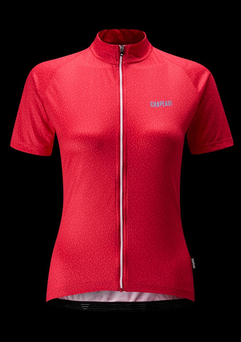 Chapeau! Ladies Soulor Pattern Jersey Red Rose XS