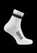 Chapeau! Merino Socks, Hoop Stripe, Short 10cm, White, 44-47