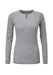 Chapeau! Ladies Merino LS Base Layer Grey Marl XS