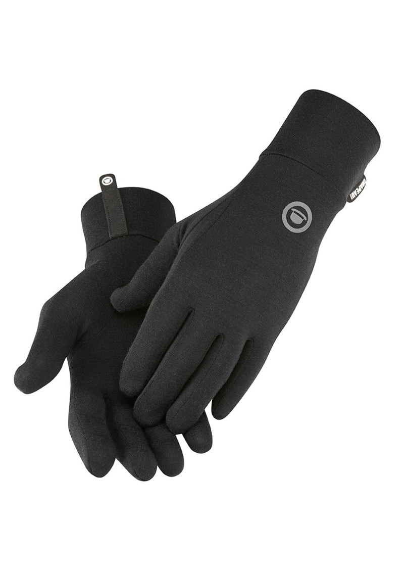 Chapeau! Merino Liner Glove,  Black, Medium
