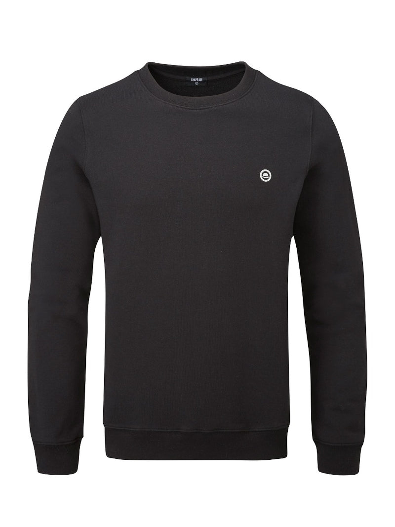 Chapeau!, Mens Roundel Printed Sweatshirt, Black, XL