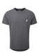 Chapeau! Mens Roundel Pocket Organic Cotton T-Shirt Grey Heather Medium