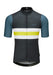 Chapeau! Mens Tempo Jersey Block Stripe Midnight/Jaune XXL