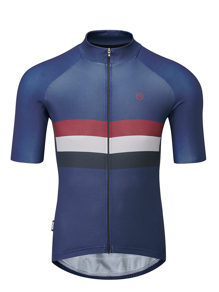 Chapeau! Mens Club Jersey Stripe Cobalt Medium