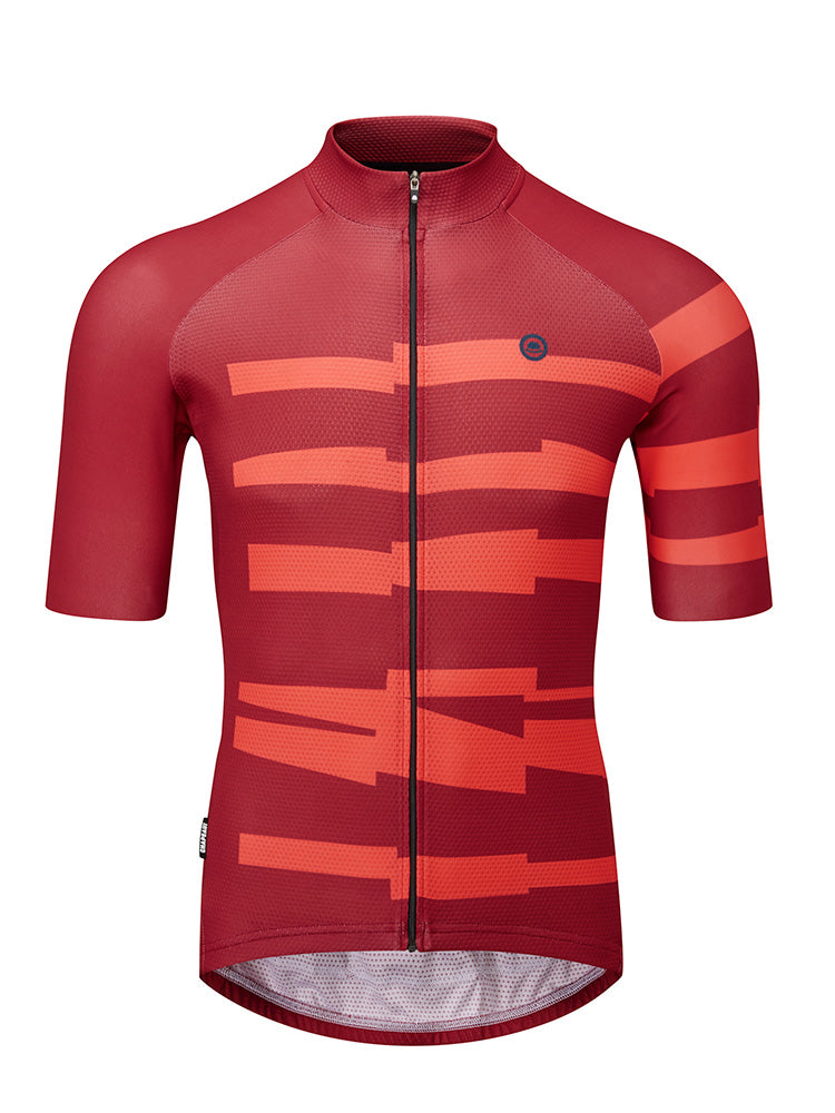 Chapeau! Mens Club Jersey Pattern Burnt Sienna Medium