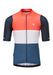 Chapeau! Mens Club Jersey PRO Colour Block Midnight/Hot Coral XXL