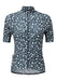 Chapeau! Ladies Rosa SS Jersey Pattern Tranquil Blue Medium