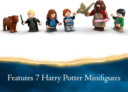 LEGO Harry Potter Hagrid’s Hut: An Unexpected Visit, Toy House for 8 Plus Year Old Kids, Boys & Girls, Includes Dragon and Dog Figures plus 5 Character Minifigures Hermione & Ron, Gift Idea 76428