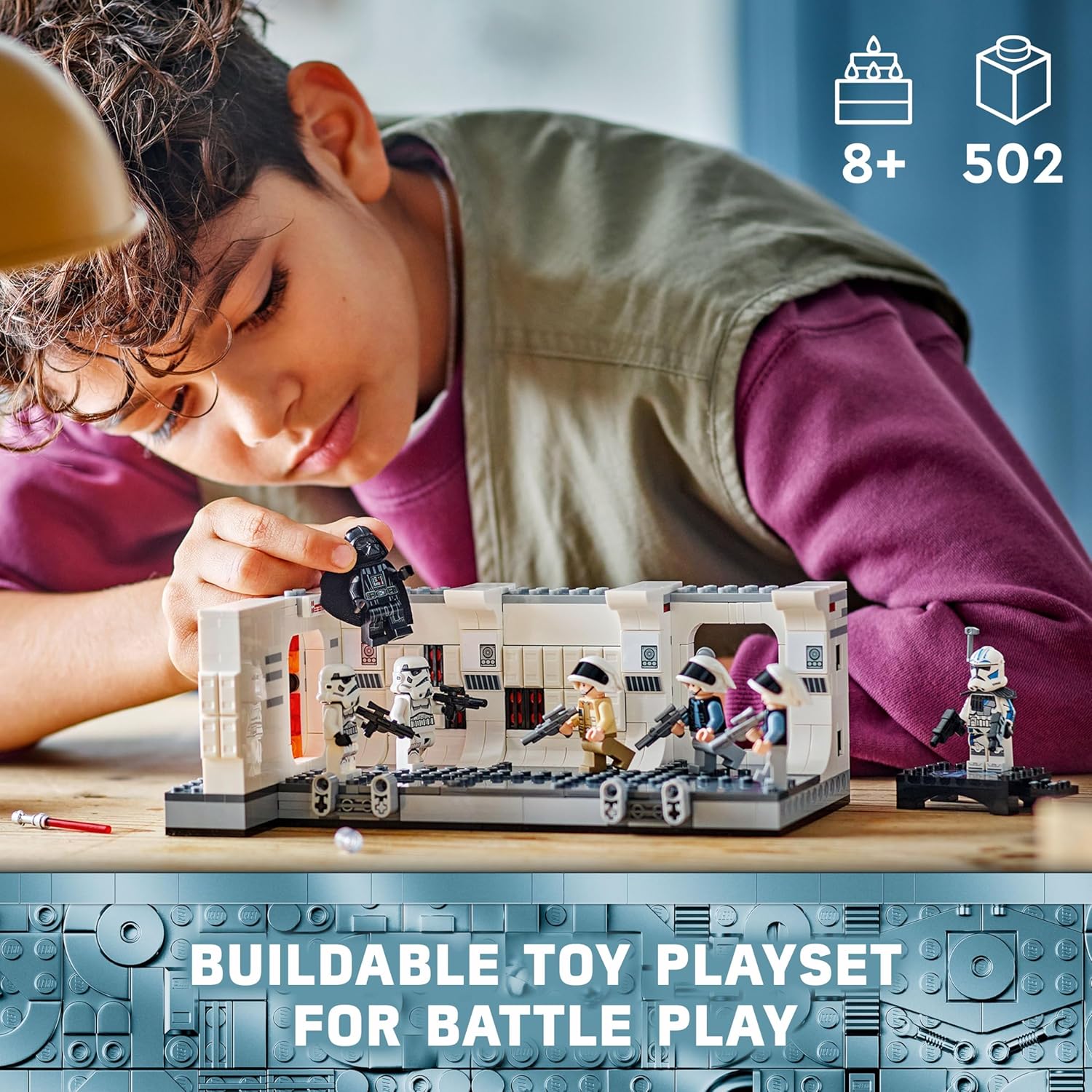 LEGO Star Wars Das Entern der Tantive IV, Bauspielzeug zum Film Eine Neue Hoffnung, Fantasy-Spielset für Kinder zum Sammeln, Geschenk-Idee für Jungen und Mädchen ab 8 Jahren sowie für Sammler 75387